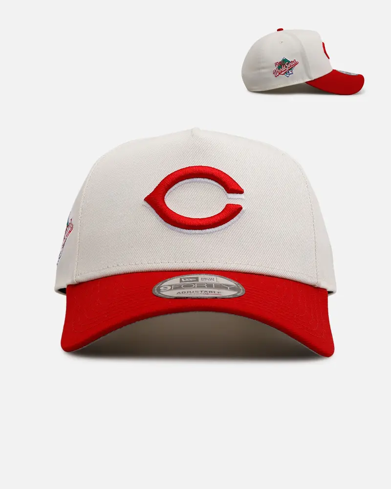 New Era Cincinnati Reds 'Team Color Visor' 9Forty A-Frame Snapback Chrome/Official Team Color 1