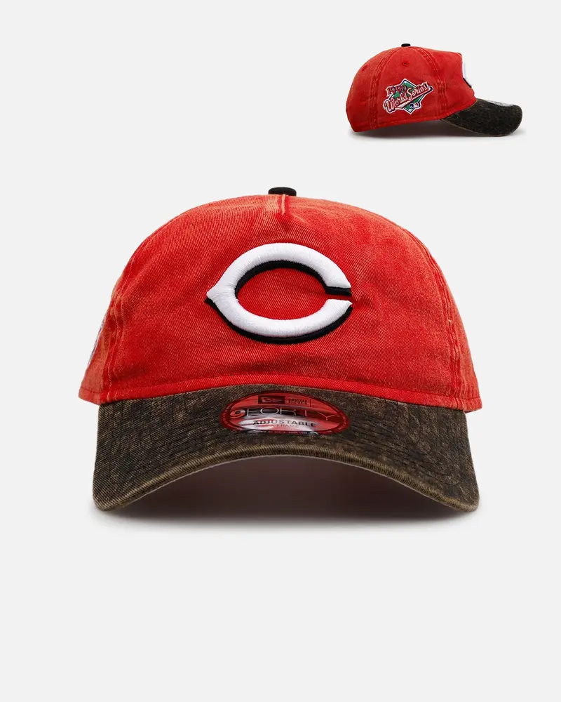 New Era Cincinnati Reds 'Washed Team Color' Unstructured 9Forty A-Frame Snapback Official Team Color 1