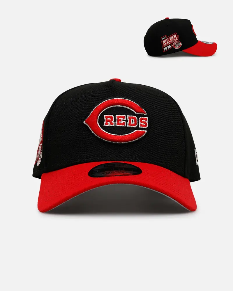 New Era Cincinnati Reds 'Wrestlepack' 9Forty A-Frame Snapback Black/Red 1