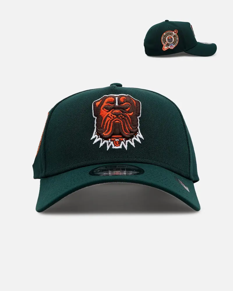 New Era Cleveland Browns 'Evergreen' 9Forty A-Frame Snapback Dark Green 1