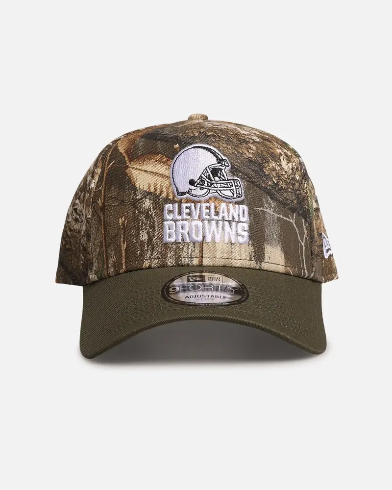 New Era Cleveland Browns 'Nfl Season Kick Off' 9Forty A-Frame Snapback Realtree/Olive 1