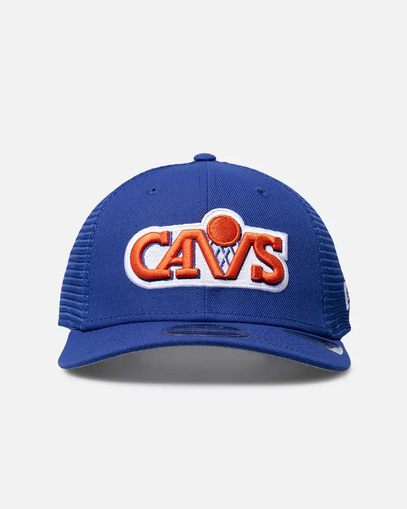 New Era Cleveland Cavaliers 'Hwc' 9Seventy Trucker Stretch Snapback Med Blue 1