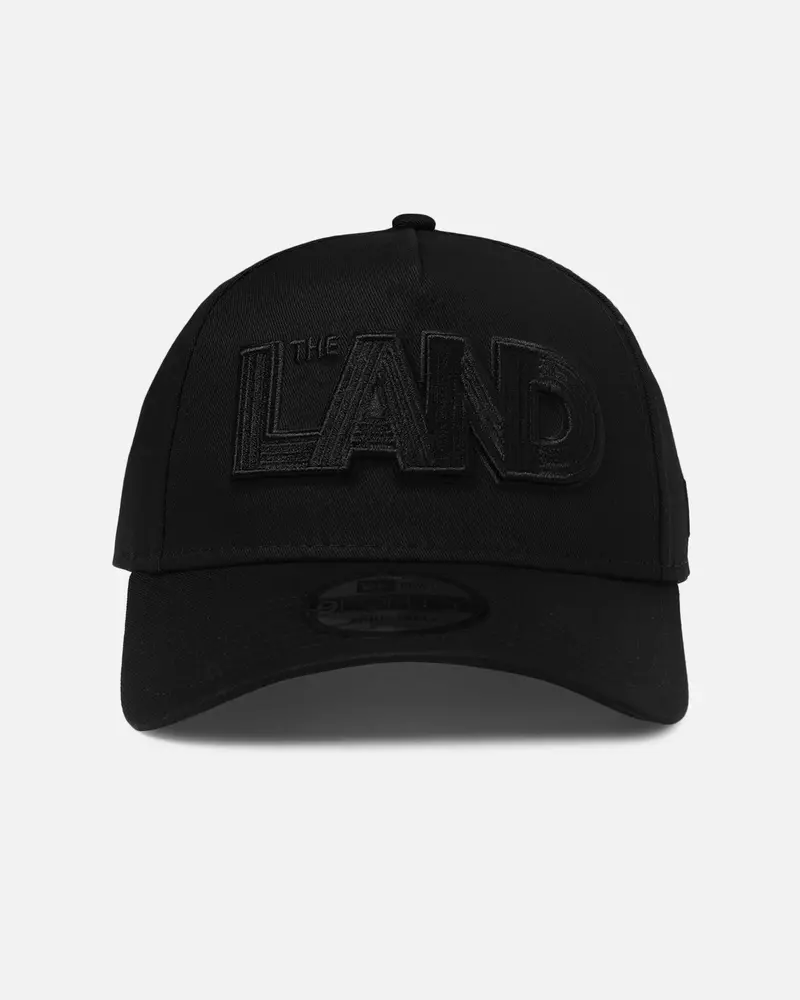 New Era Cleveland Cavaliers 'Nba Black On Black' 9Forty A-Frame Snapback Black 1