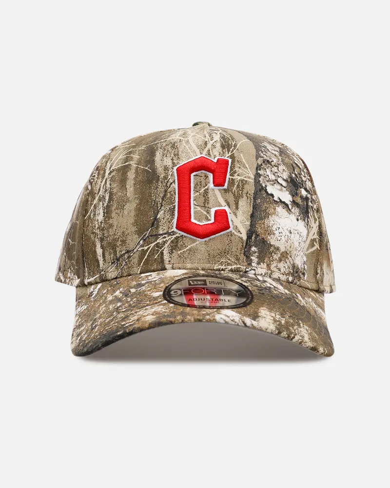 New Era Cleveland Guardians 'Great Outdoors Part Ii' 9Forty A-Frame Snapback Real Tree Camo 1