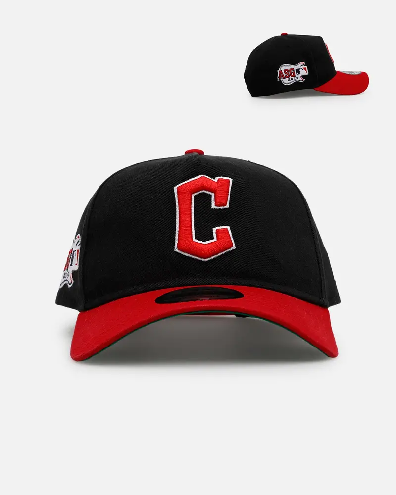 New Era Cleveland Guardians 'Pigment Dye Two Tone' 9Forty A-Frame Snapback Black/Official Team Color 1
