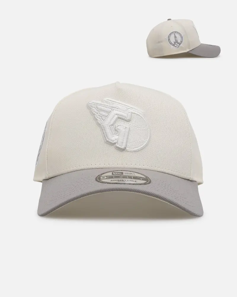 New Era Cleveland Guardians 'Too Clean' 9Forty A-Frame Snapback Chrome 1