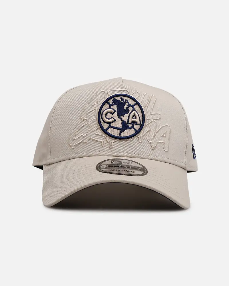 New Era Club América 'Mexico Spring Delivery' 9Forty A-Frame Snapback Chrome 1