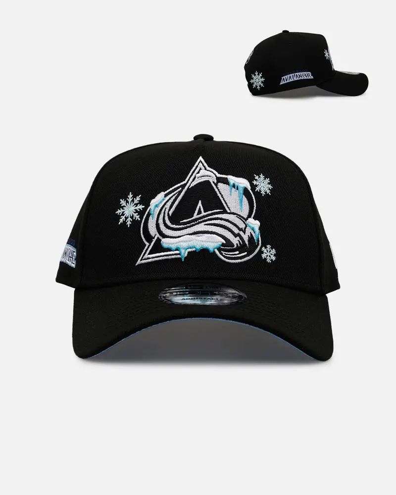 New Era Colorado Avalanche 'Cold As Ice' 9Forty A-Frame Snapback Black 1