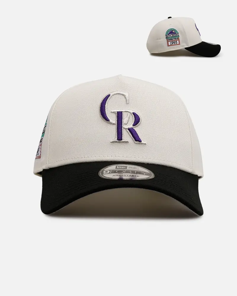 New Era Colorado Rockies 'Team Color Visor' 9Forty A-Frame Snapback Chrome/Official Team Color 1