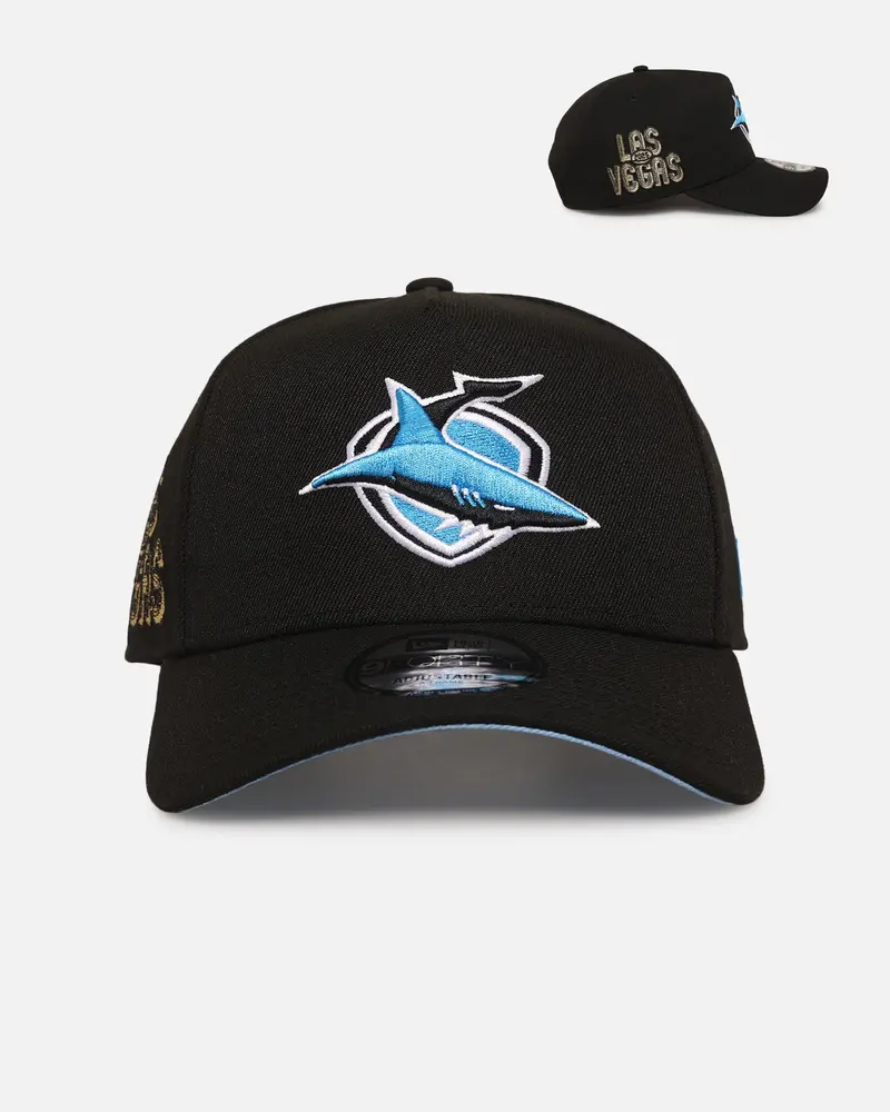 New Era Cronulla Sutherland Sharks '2025 Nrl Vegas Round' 9Forty A-Frame Snapback Official Team Colour 1