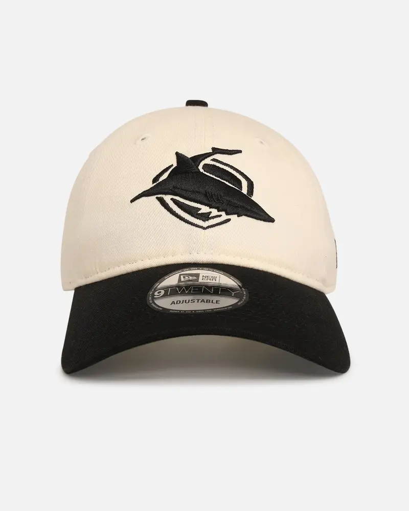 New Era Cronulla Sutherland Sharks 'Nrl Two Tone' 9Twenty Strapback Chrome White/Black 1