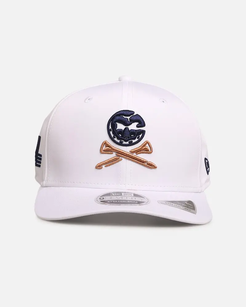 New Era Crushers Gold Club 'Liv Golf' 9Seventy Stretch Snapback White 1