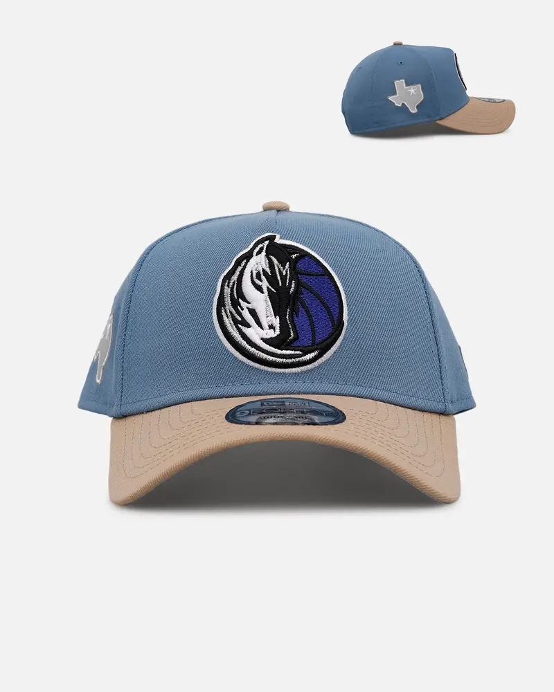 New Era Dallas Mavericks 'Easy Breezy' 9Forty A-Frame Snapback Blue/Tan 1