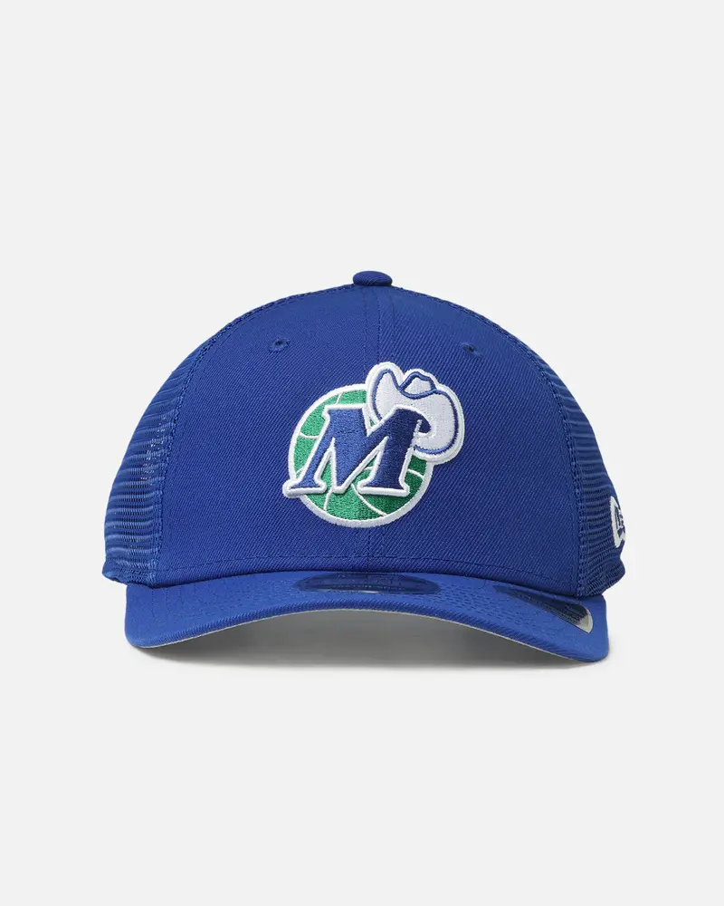 New Era Dallas Mavericks 'Hwc' 9Seventy Trucker Stretch Snapback Medium Blue 1