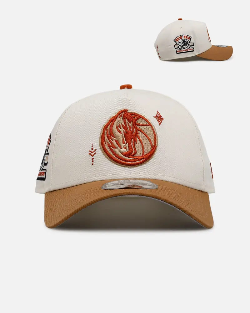 New Era Dallas Mavericks 'Sunset Trails' 9Forty A-Frame Snapback Rust 1