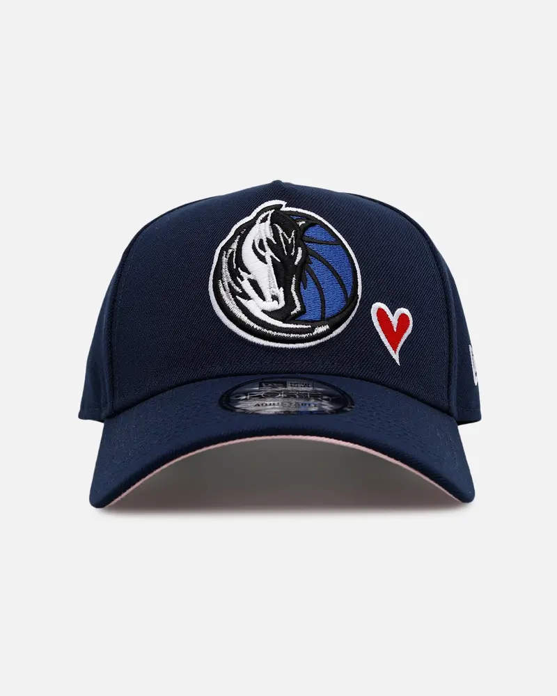 New Era Dallas Mavericks 'Team Color Hearts' 9Forty A-Frame Snapback Official Team Color 1