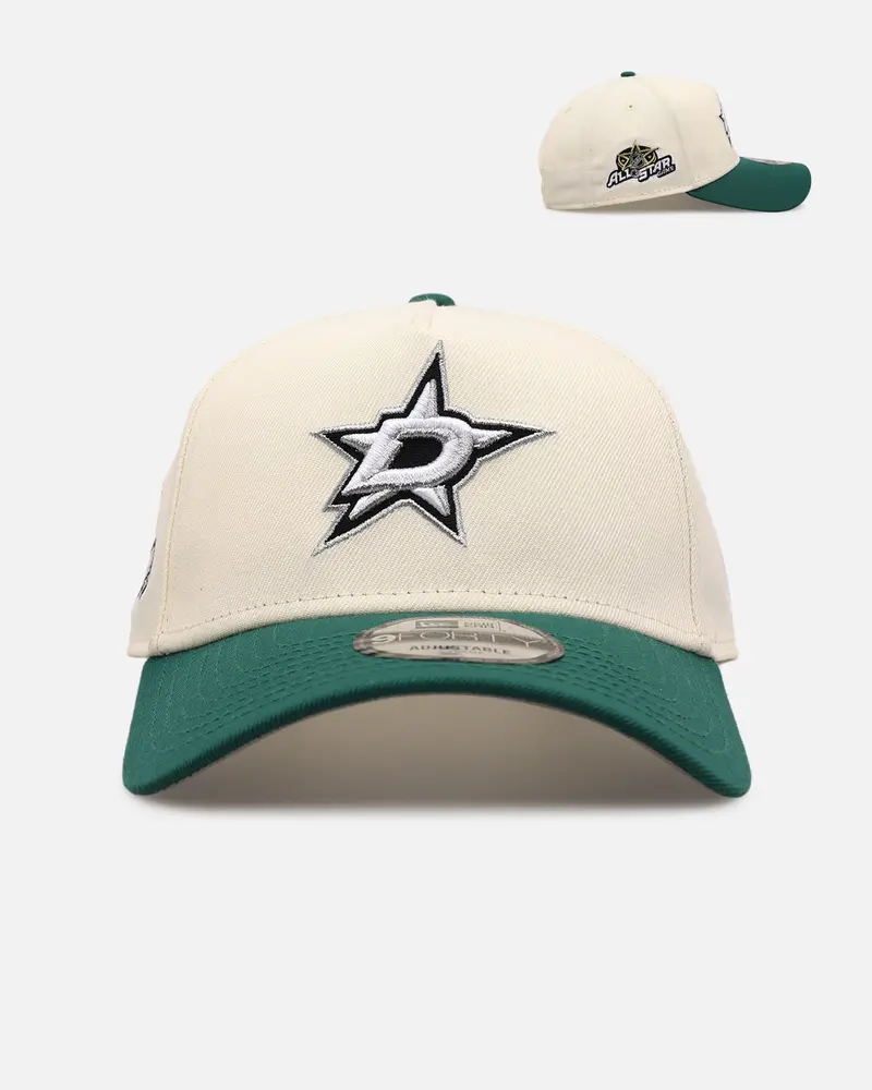 New Era Dallas Stars 'Team Color Visor' 9Forty A-Frame Snapback Chrome/Official Team Color 1