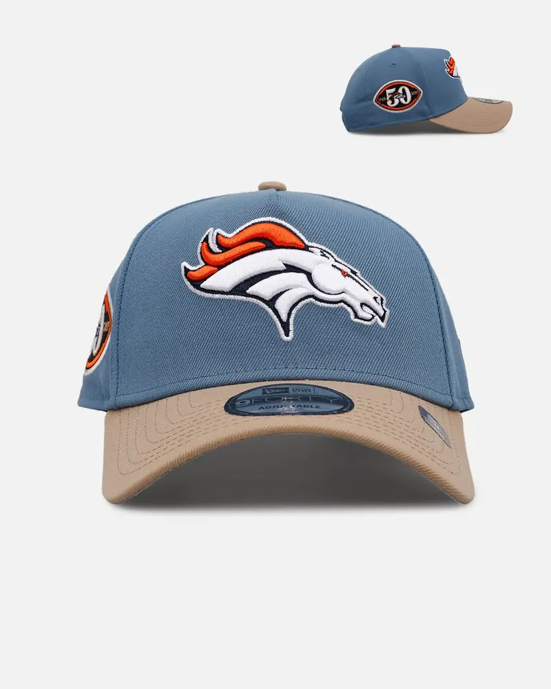 New Era Denver Broncos 'Easy Breezy' 9Forty A-Frame Snapback Blue/Tan 1