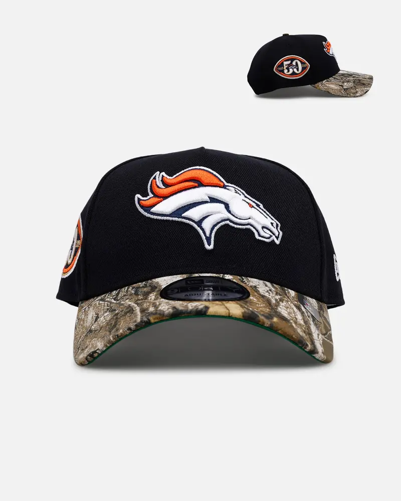 New Era Denver Broncos 'Realtree Visor' 9Forty A-Frame Snapback Official Team Color 1