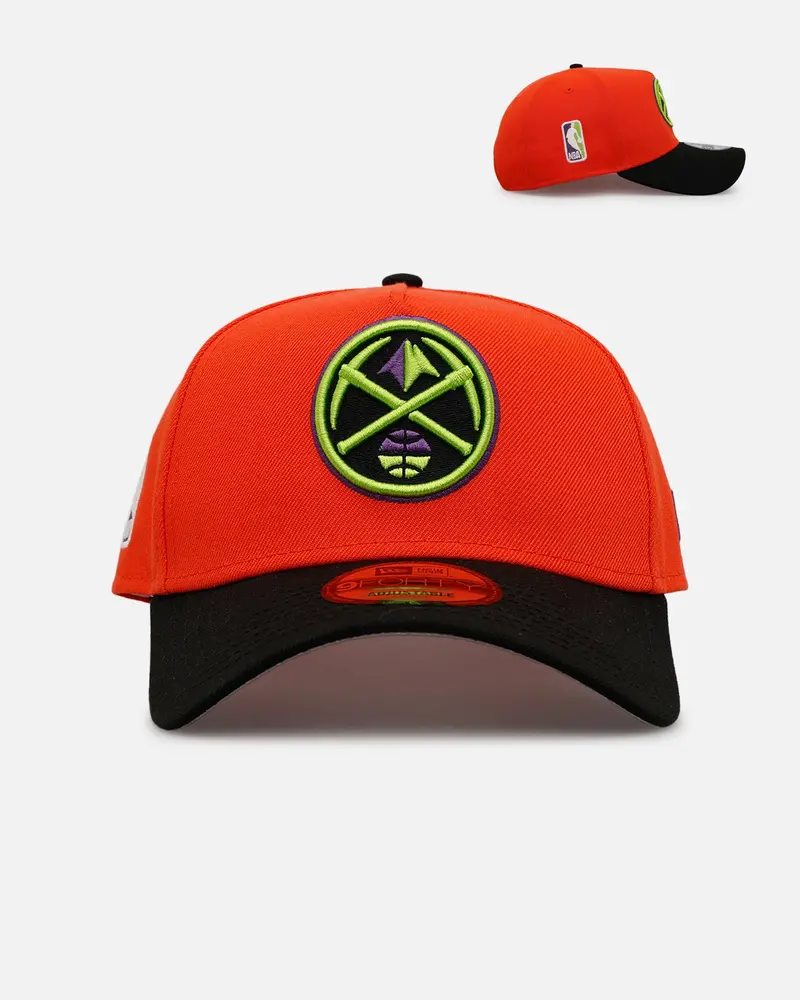 New Era Denver Nuggets 'Halloween' 9Forty A-Frame Snapback Orange/Black 1