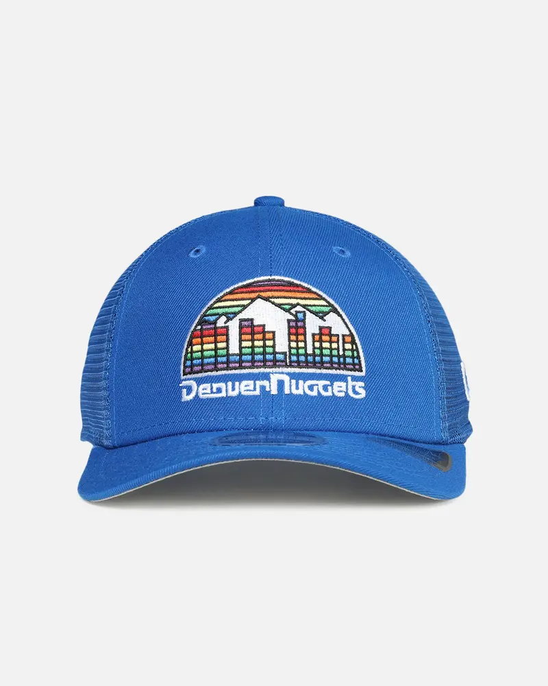 New Era Denver Nuggets 'Hwc' 9Seventy Trucker Stretch Snapback Medium Blue 1