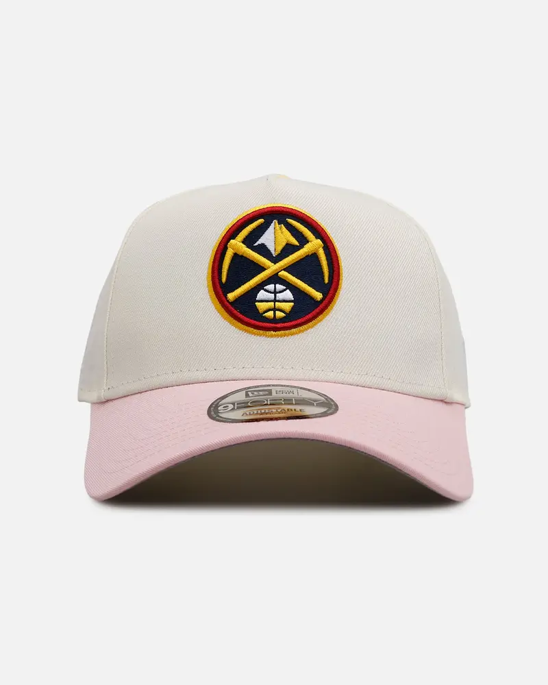 New Era Denver Nuggets 'Pink Lemonade' 9Forty A-Frame Snapback Pink/Yellow 1