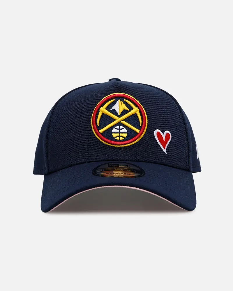 New Era Denver Nuggets 'Team Color Hearts' 9Forty A-Frame Snapback Official Team Color 1