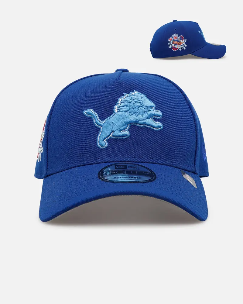 New Era Detroit Lions '1996 Nfl Draft' 9Forty A-Frame Snapback Blue 1
