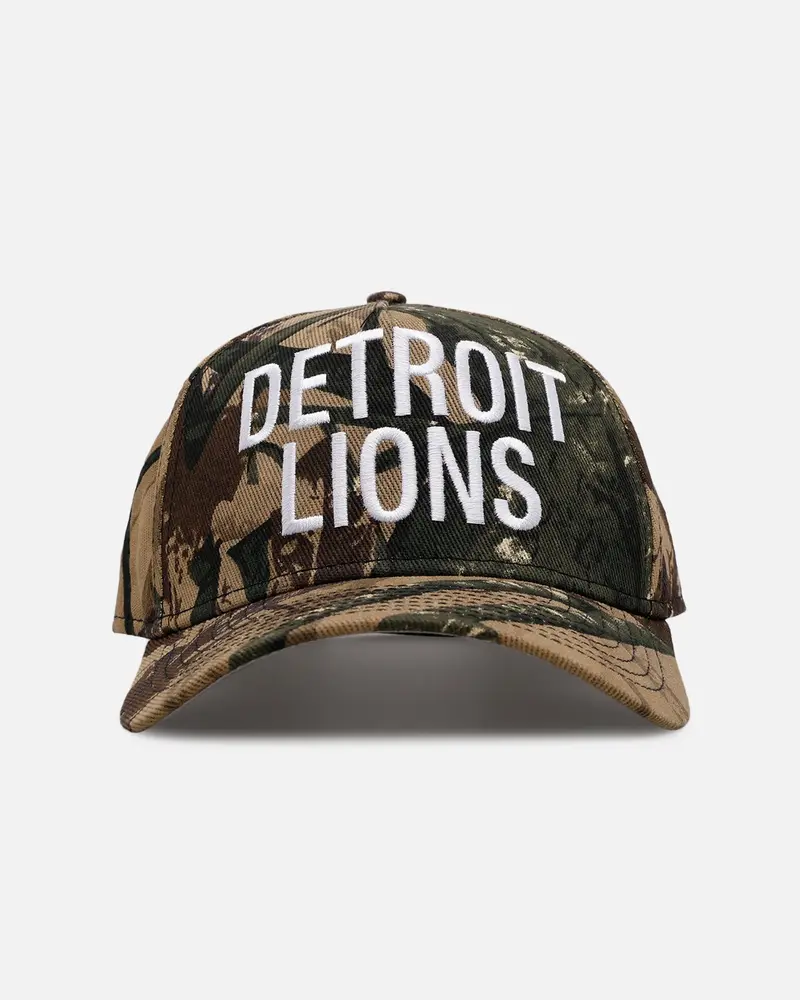 New Era Detroit Lions 'Bold' 9Forty A-Frame Strapback Camo 1