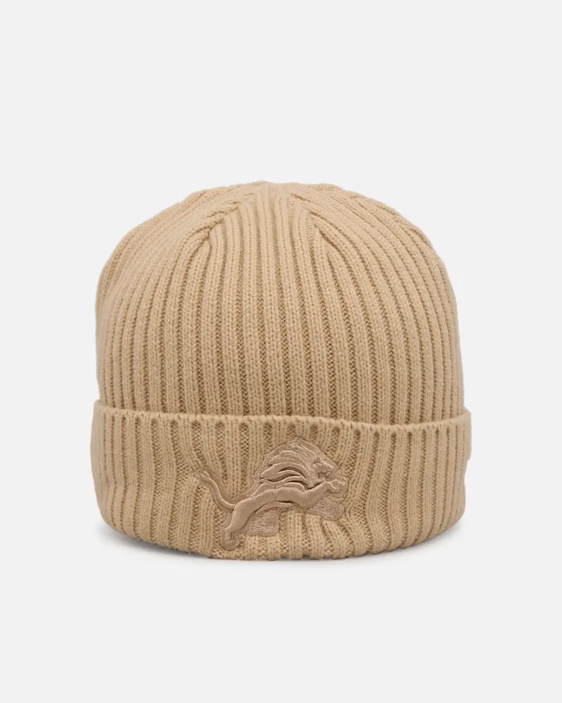 New Era Detroit Lions 'Color Pack' Beanie Tan 1