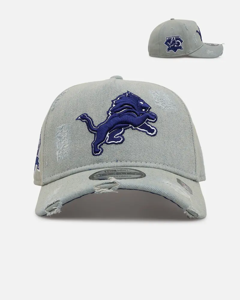 New Era Detroit Lions 'Denim' 9Forty A-Frame Snapback Light Wash Denim 1