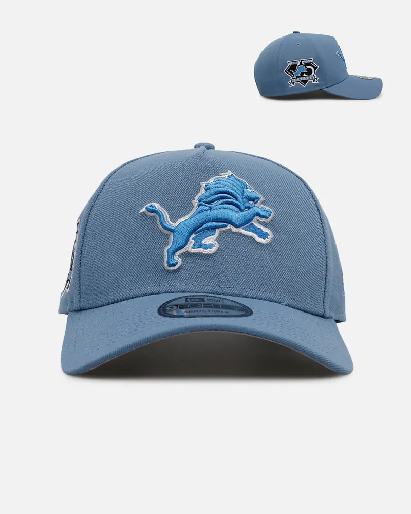 New Era Detroit Lions 'Faded Blue' 9Forty A-Frame Snapback Faded Blue 1