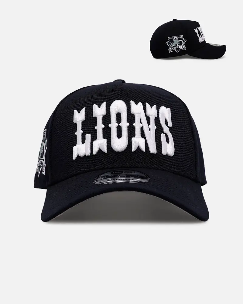 New Era Detroit Lions 'Midnight Navy' 9Forty A-Frame Snapback Midnight Navy 1