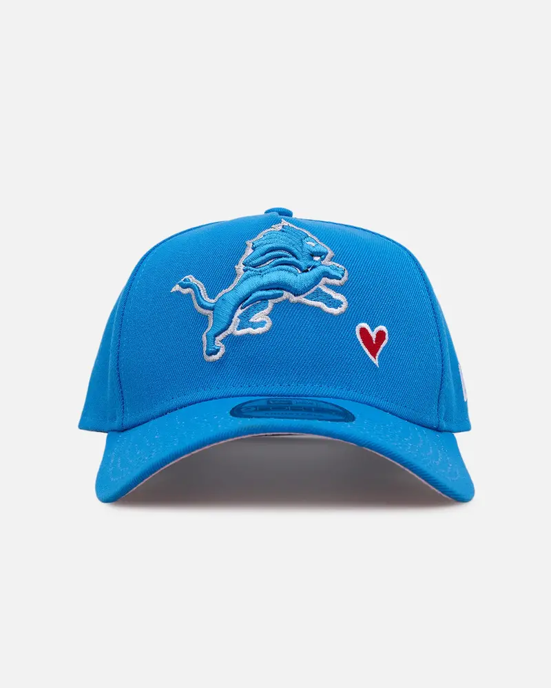 New Era Detroit Lions 'Team Color Hearts' 9Forty A-Frame Snapback Official Team Color 1