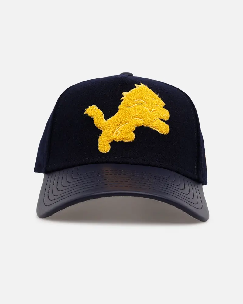 New Era Detroit Lions 'Varsity' 9Forty A-Frame Strapback Navy 1