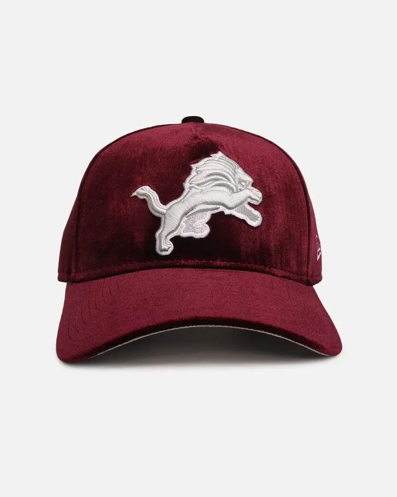 New Era Detroit Lions 'Velvet Dreams 2.0' 9Forty A-Frame Snapback Burgundy 1