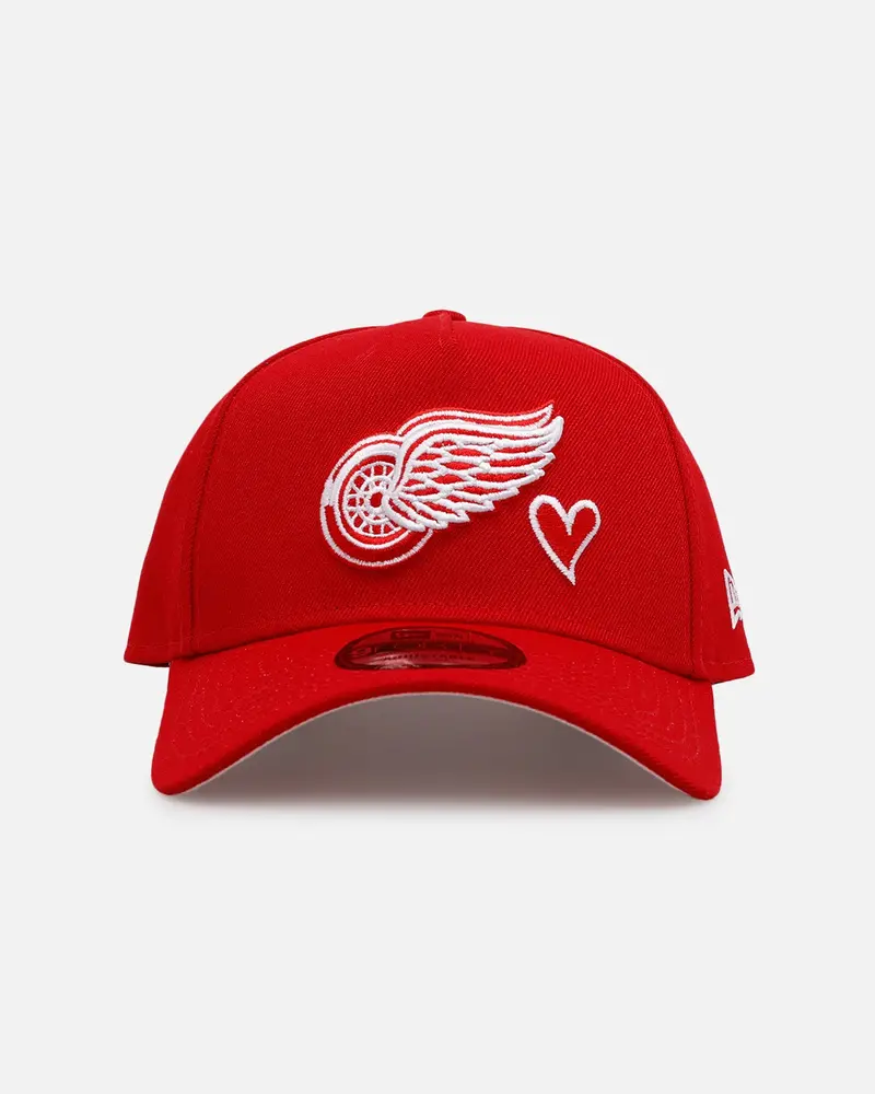 New Era Detroit Red Wings 'Team Color Hearts' 9Forty A-Frame Snapback Official Team Color 1