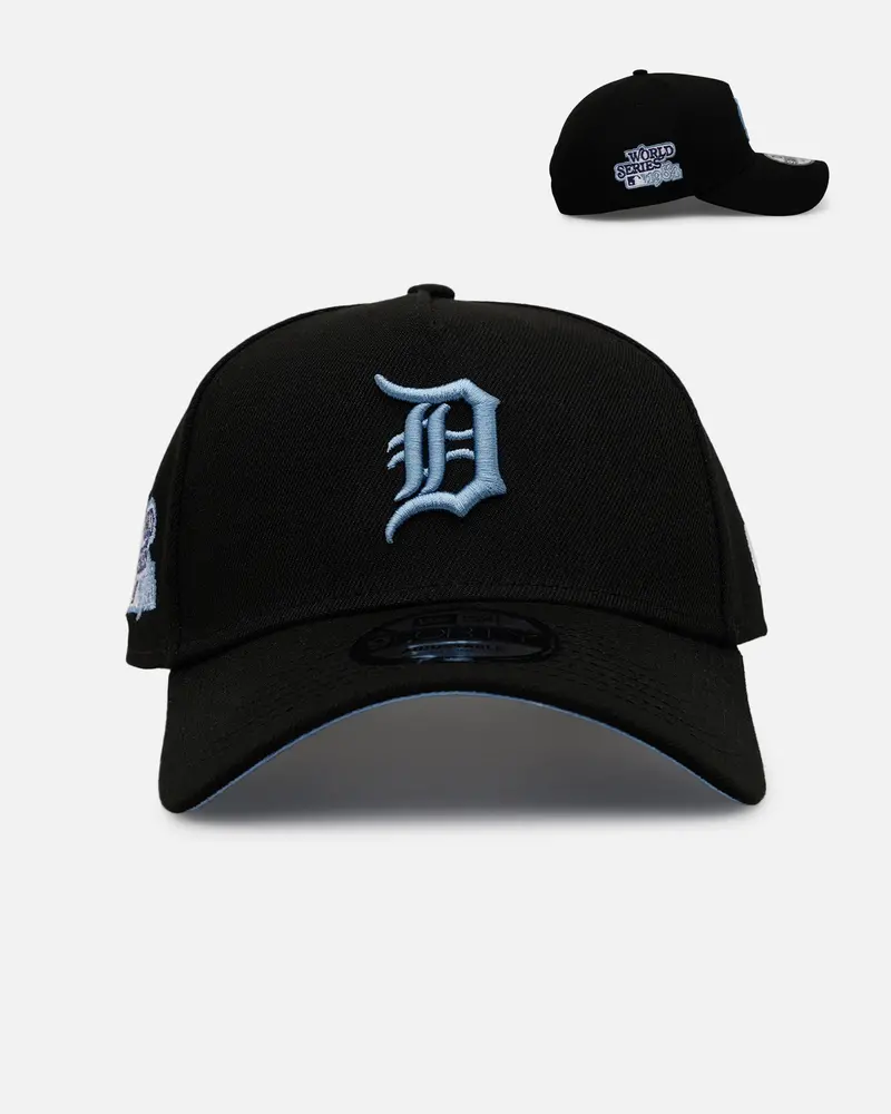 New Era Detroit Tigers 'Black And Sky Blue' 9Forty A-Frame Snapback Black/Sky Blue 1