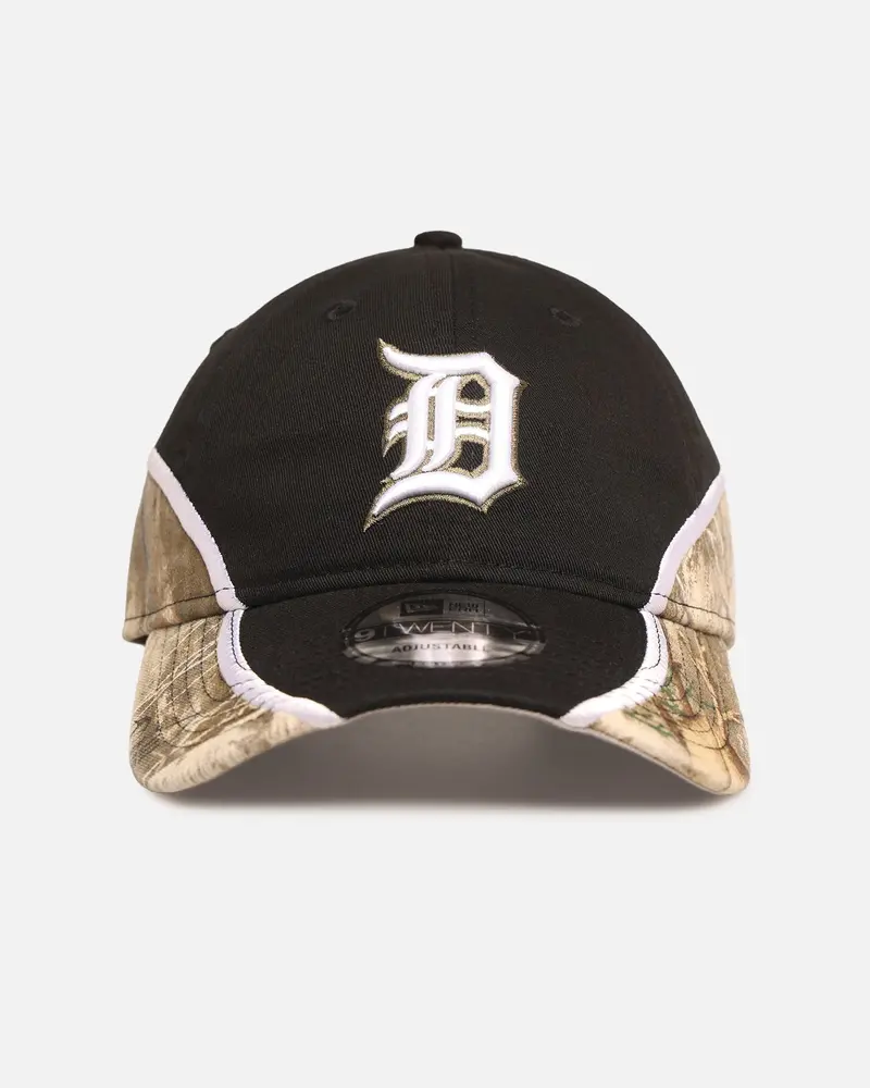 New Era Detroit Tigers 'Black Realtree' 9Twenty Strapback Black/Realtree 1