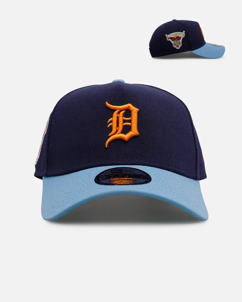 New Era Detroit Tigers 'Coral' 9Forty A-Frame Snapback Navy/Sky 1