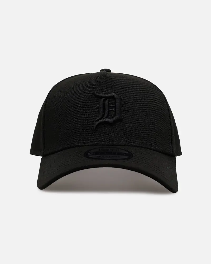 New Era Detroit Tigers 'Easy Black' 9Forty A-Frame Snapback Black/Black 1