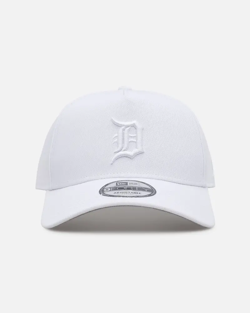 New Era Detroit Tigers 'Easy White' 9Forty A-Frame Snapback White/White 1