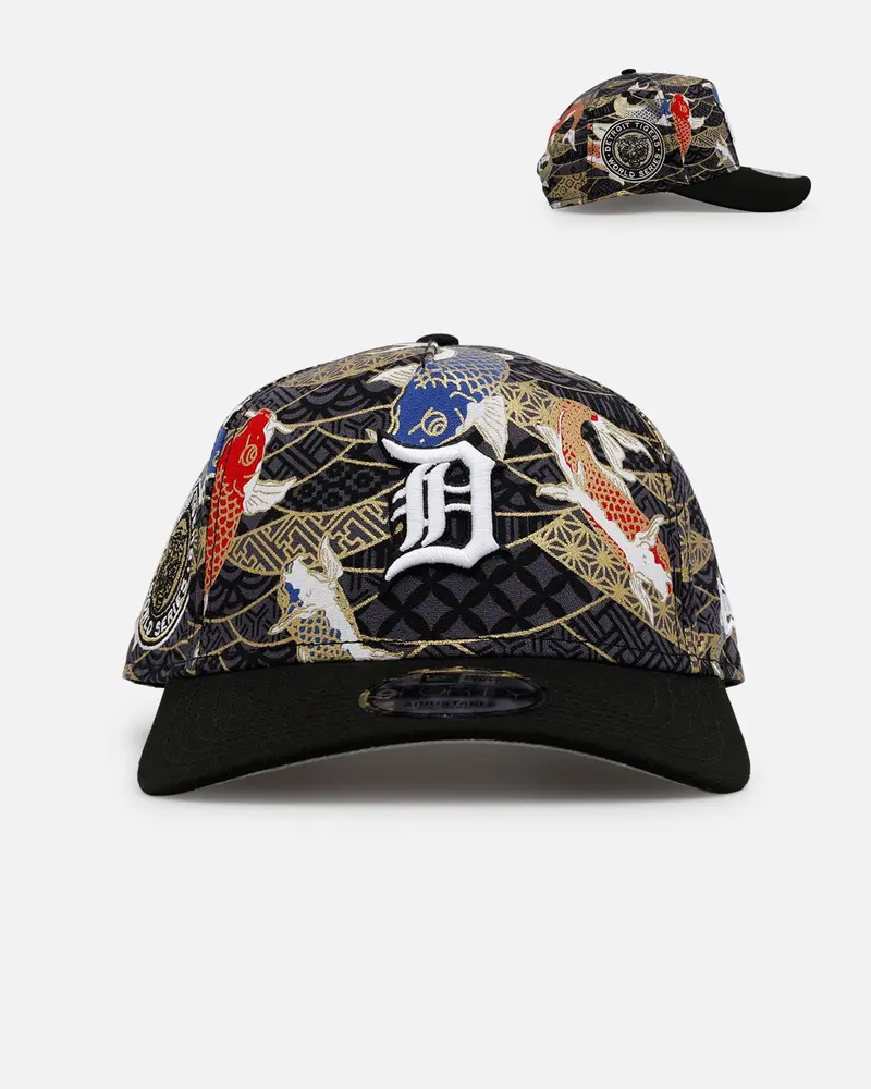 New Era Detroit Tigers 'Koi' 9Forty A-Frame Snapback Black/Multi-Colored 1