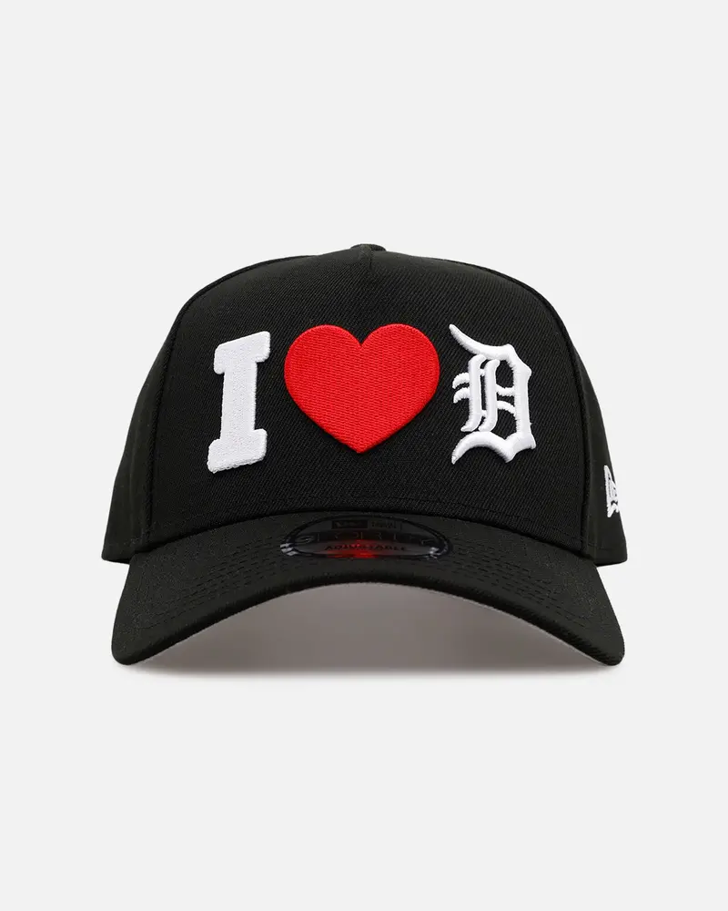 New Era Detroit Tigers 'Love' 9Forty A-Frame Snapback Black 1