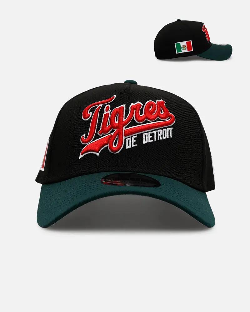 New Era Detroit Tigers 'Mexican Independence Day 2.0' 9Forty A-Frame Snapback Black/Green 1