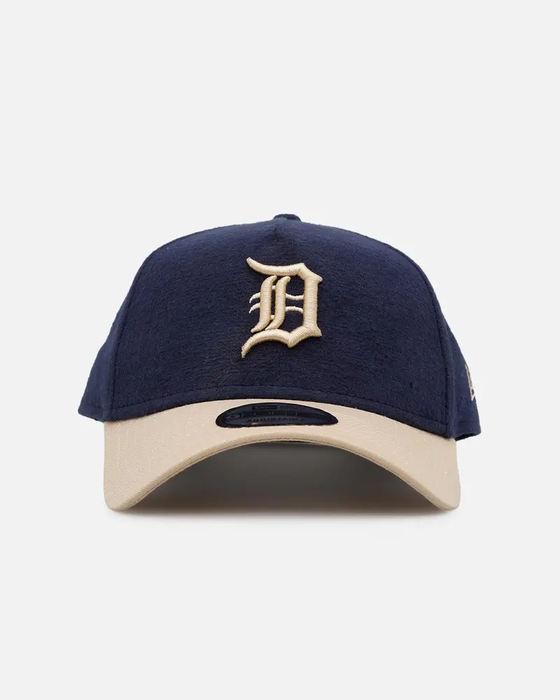 New Era Detroit Tigers 'Moleskin' 9Forty A-Frame Snapback Navy 1