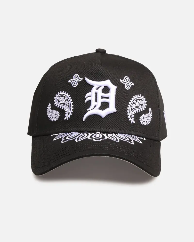 New Era Detroit Tigers 'Paisley' 9Forty A-Frame Snapback Black 1