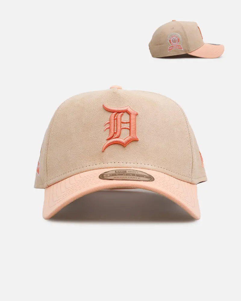 New Era Detroit Tigers 'Peach Suede' 9Forty A-Frame Snapback Peach 1