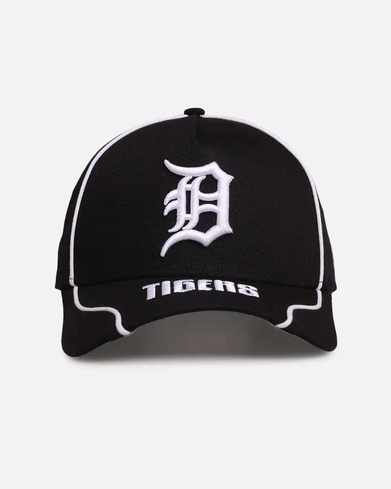 New Era Detroit Tigers 'Piping' 9Forty A-Frame Snapback Black/White 1