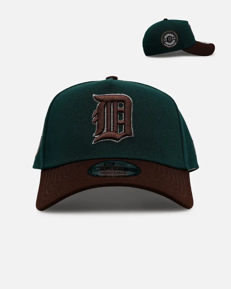 New Era Detroit Tigers 'Rainforest' 9Forty A-Frame Snapback Green/Brown 1